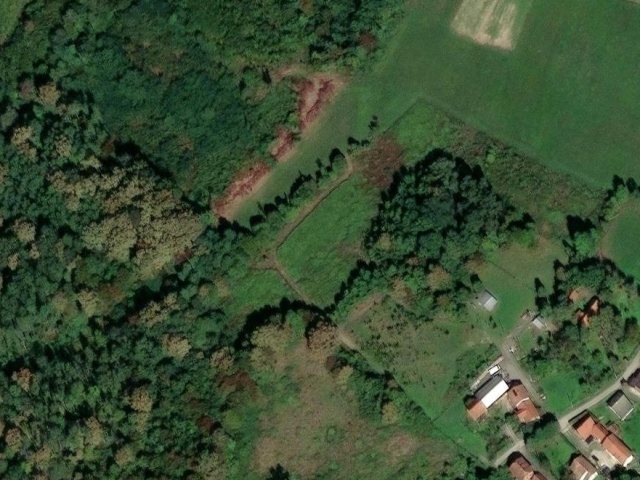 Zemljiste 6015 m2, Hrebinec, k.c. 3876 - satelitska snimka