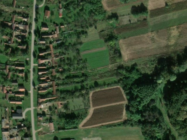 Kuca 4121 m2, Gaciste, k.c. 1579 - satelitska snimka