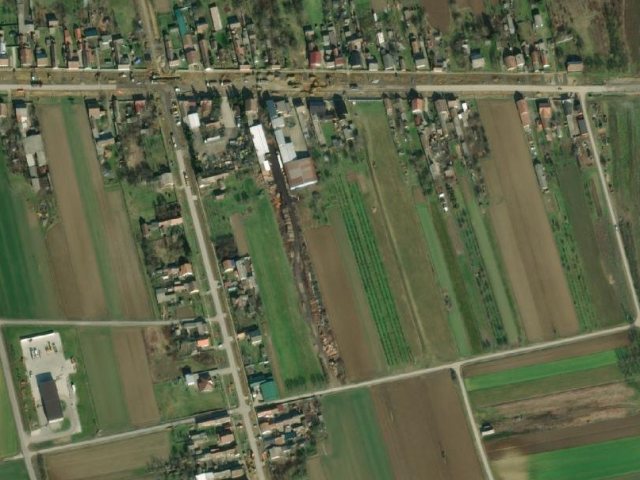 Kuca 1567 m2, Viljevo, k.c. 72 - satelitska snimka