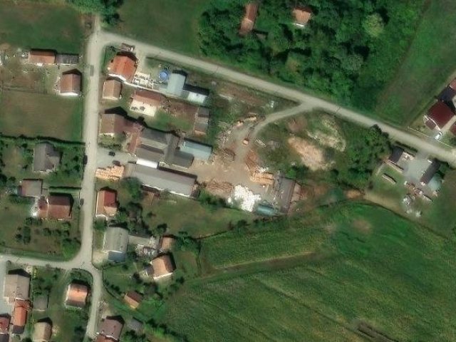 Kuca 1749 m2, Brocice, k.c. 115 - satelitska snimka