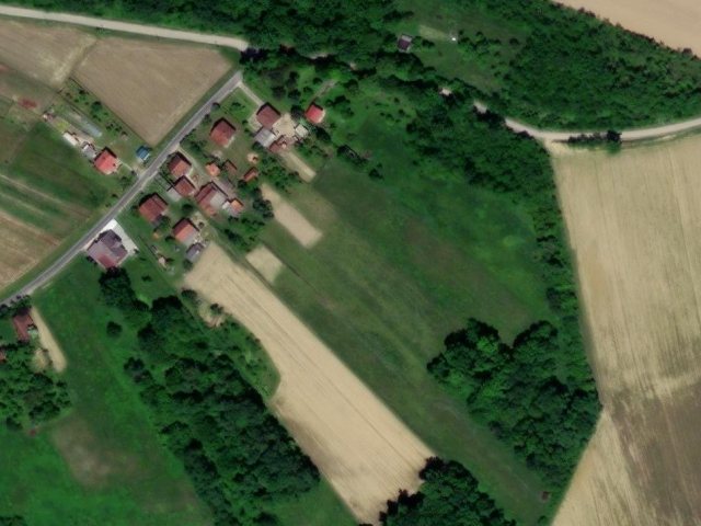 Land 6420 m2, Sirinec, parcel no. 836/1 - satellite image