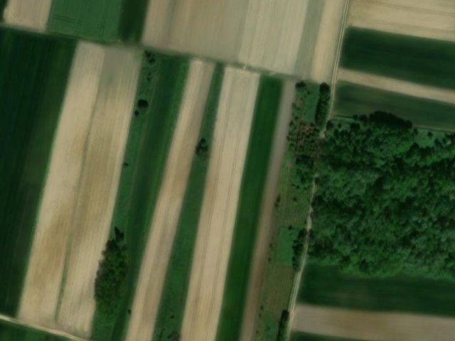 House 1086 m2, Belica, parcel 114 - satellite image
