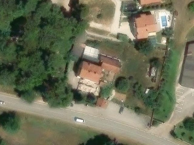 Gewerbefläche 314 m2, Porec, Parz.-Nr. 4122 - Satellitenbild