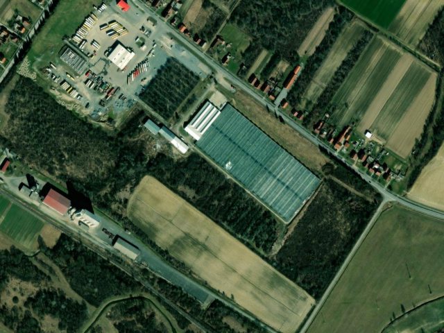 Gewerberäume 84557 m2, Lipik, Parzelle Nr. 890/1 - Satellitenbild