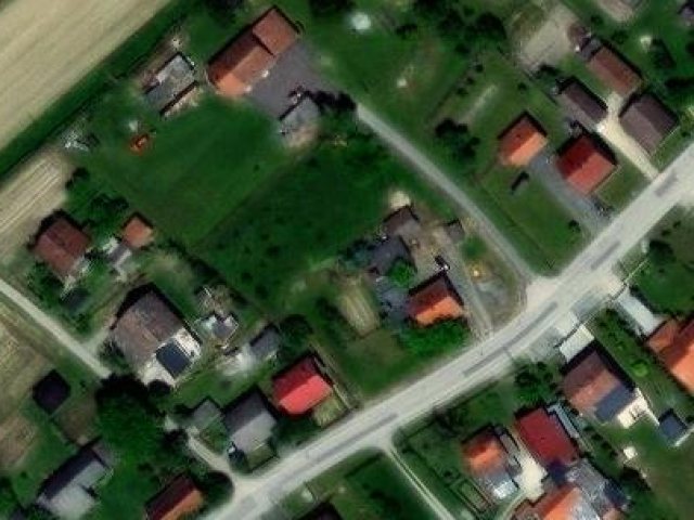 House 1248 m2, Kriz, parcel no. 825/1 - satellite image