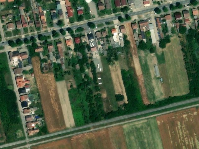 House 2697 m2, Cepin, parcel 1402 - satellite image