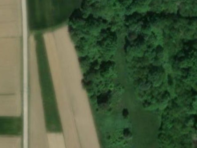 Zemljiste 540 m2, Dragoslavec, k.c. 25 - satelitska snimka
