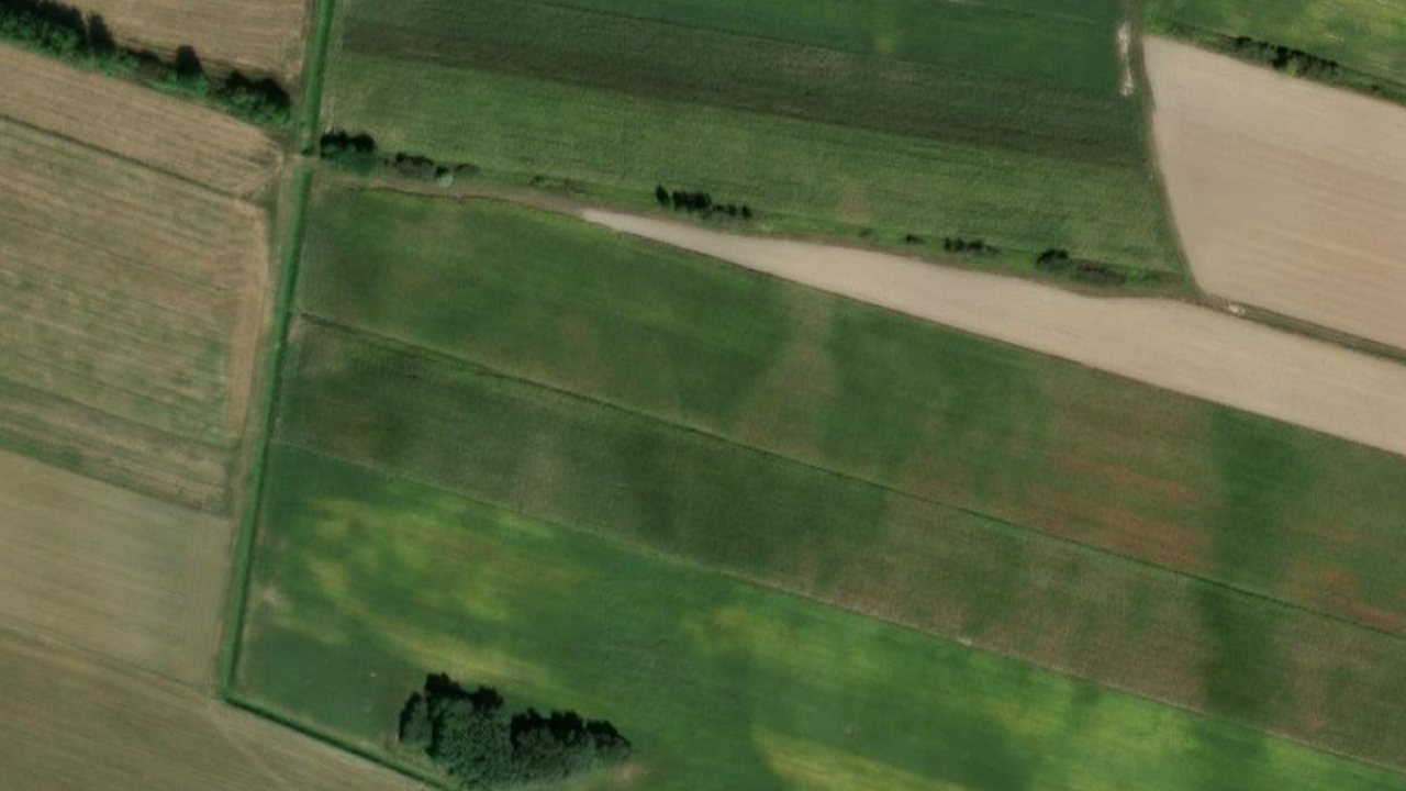 Land 6088 m2, Vaska, parcel no. 1206 - satellite image of the parcel