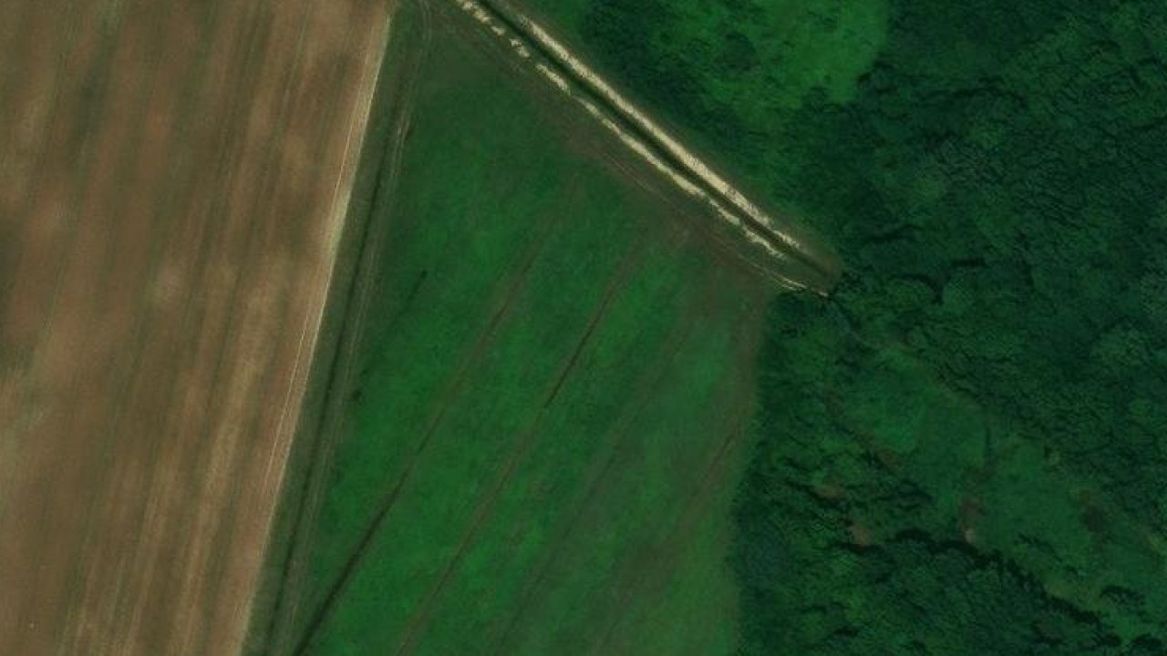 Land 1228 m2, Kupinec, parcel no. 6739/4 - satellite image of the parcel