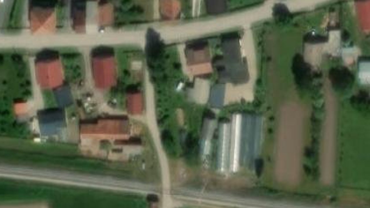 Kuca 1063 m2, Zbelava, k.c. 367 - satelitska snimka cestice