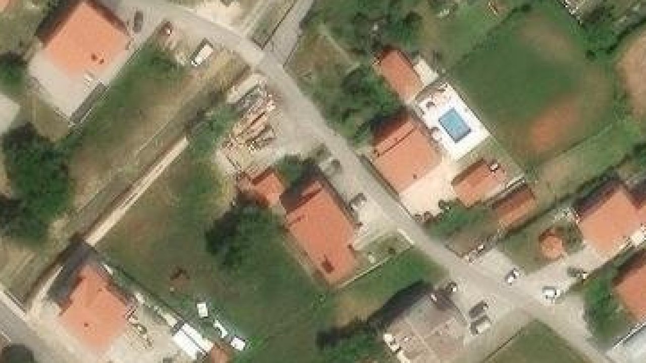 House 154 m2, Lopar, parcel 13 - satellite image of the parcel