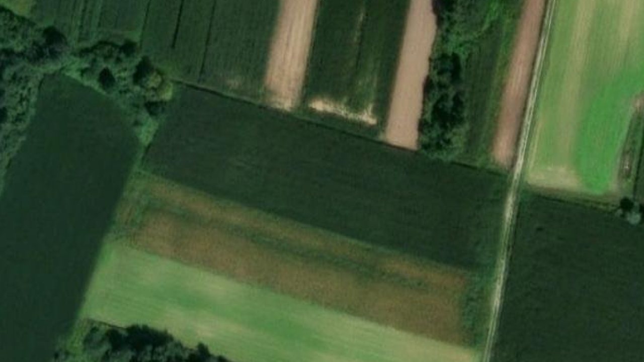 Land 7231 m2, Gorica Nova, parcel no. 1253 - satellite image of the parcel