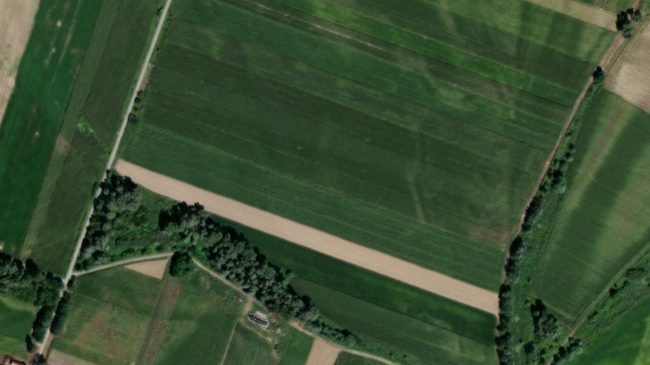 Zemljiste 6770 m2, Vaska, k.c. 90 - satelitska snimka cestice