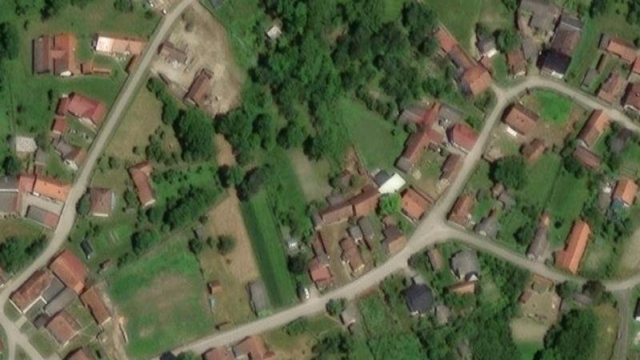 House 2101 m2, Legrad, parcel no. 2773 - satellite image of the parcel