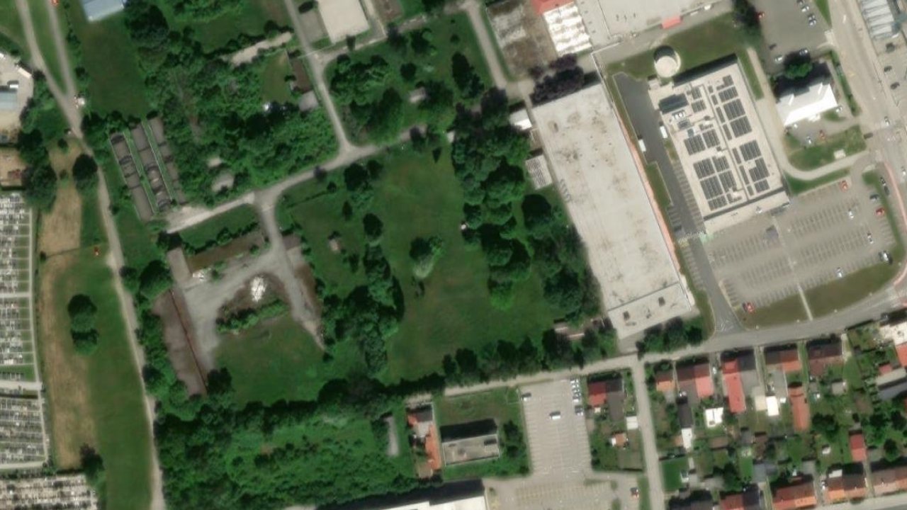 Zemljiste 18532 m2, Varazdin, k.c. 3925/3 - satelitska snimka cestice