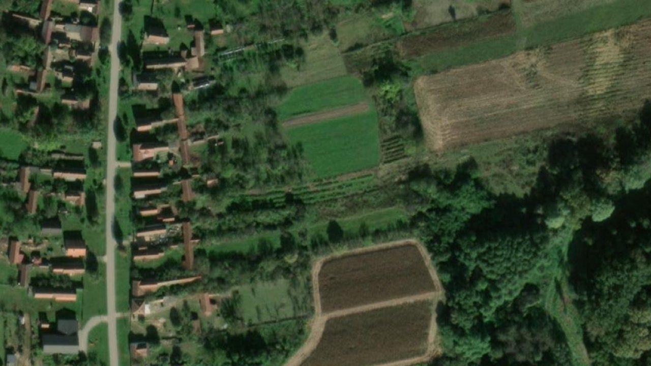 Haus 4121 m2, Gaciste, Parzelle Nr. 1579 - Satellitenbild der Parzelle