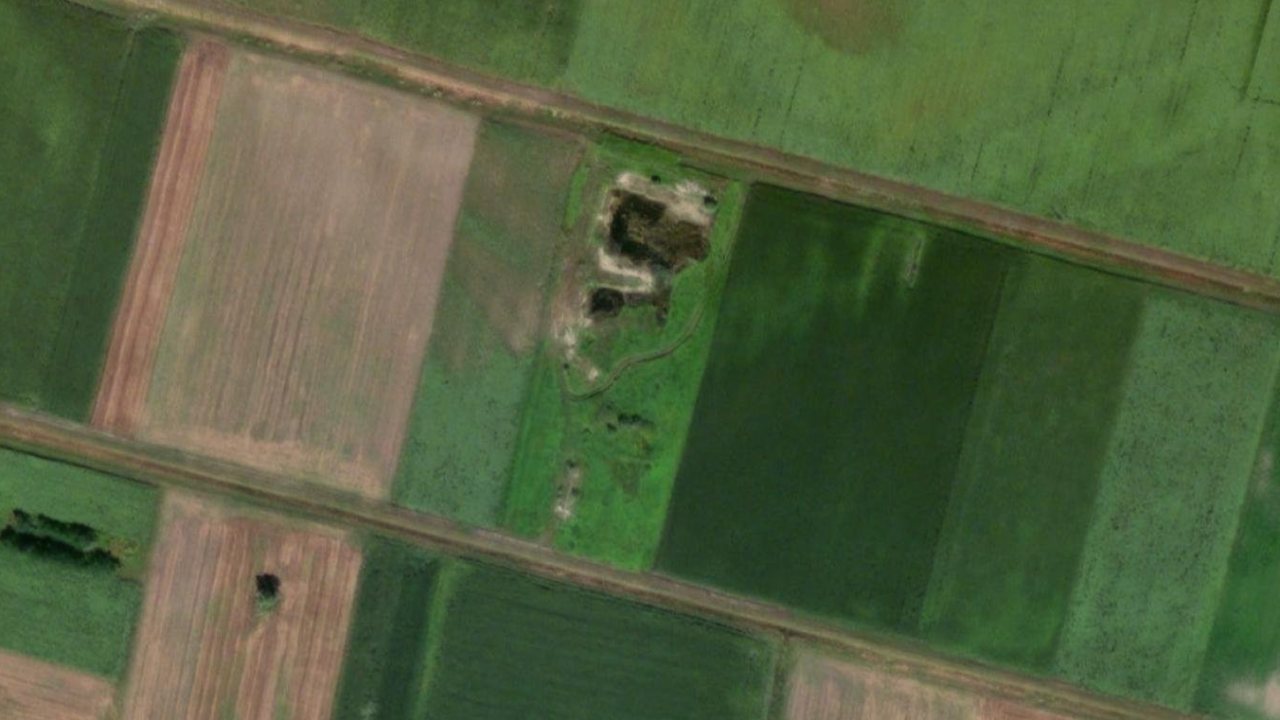 Zemljiste 10014 m2, Grabovac, k.c. 570 - satelitska snimka cestice