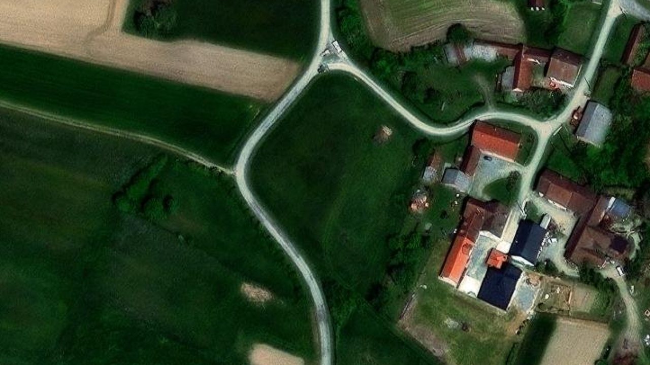 Land 3884 m2, Draganec, parcel no. 505 - satellite image of the parcel