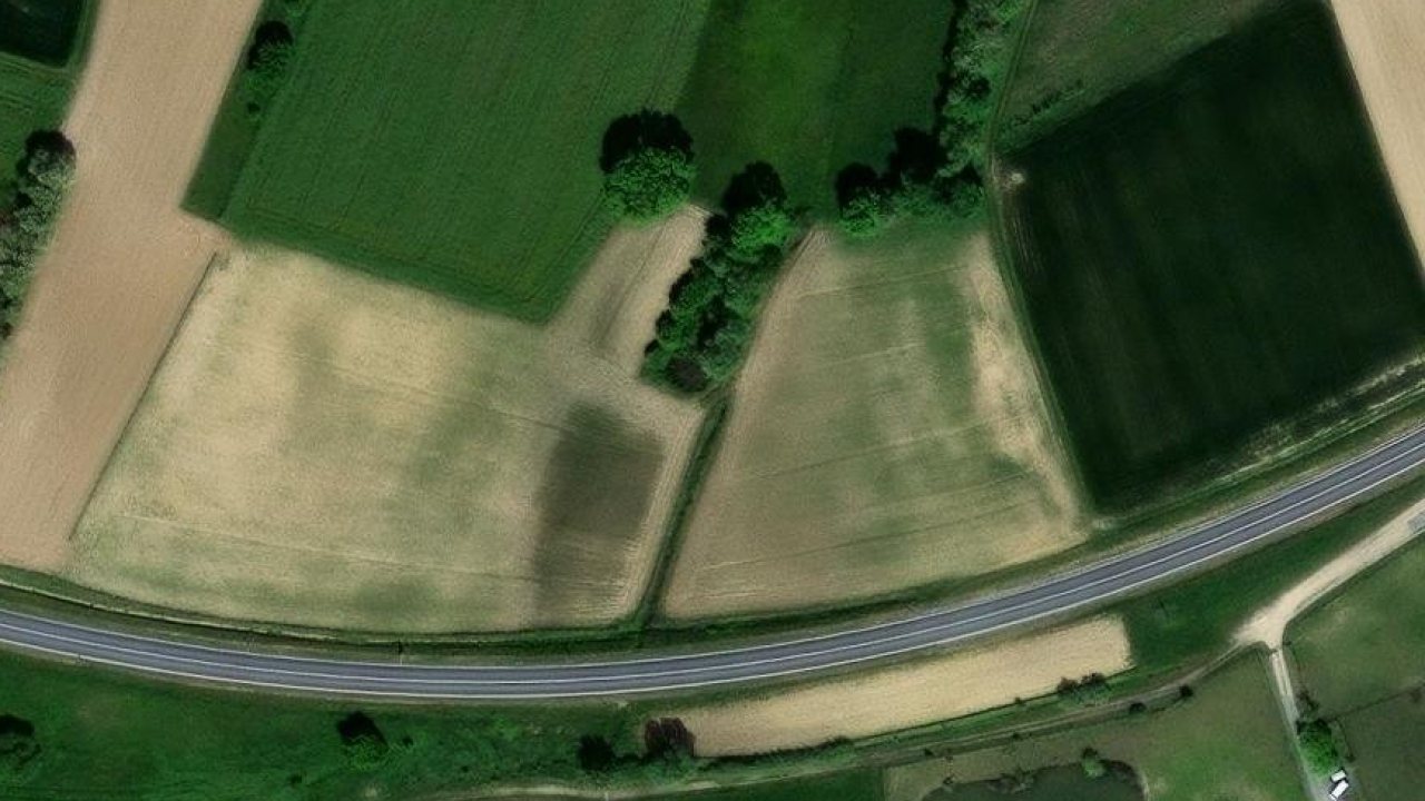 Grundstück 4348 m2, Gornje Plavnice, Parzelle Nr. 1614/1 - Satellitenbild der Parzelle