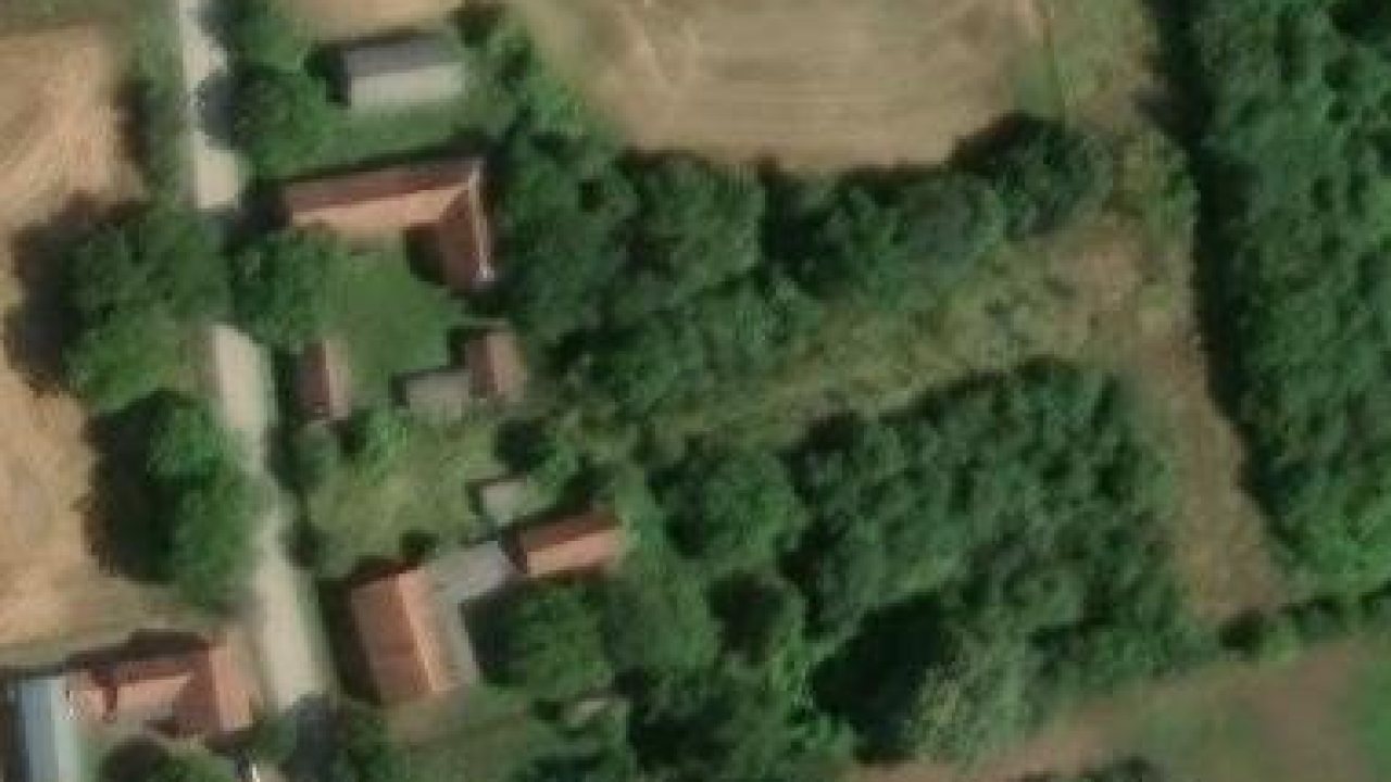 Zemljiste 1670 m2, Oljasi, k.c. 600 - satelitska snimka cestice