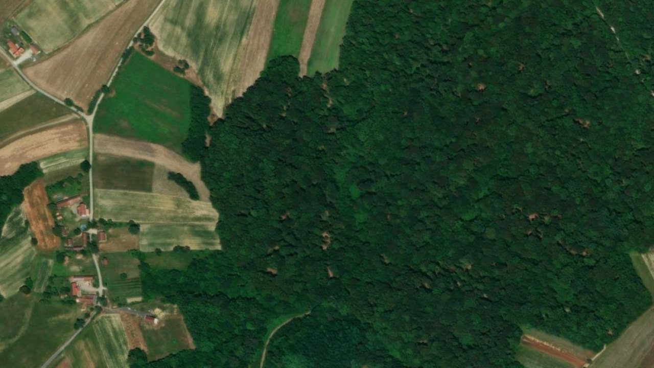 Land 2698 m2, Pisarovina I, parcel no. 473 - satellite image of the parcel