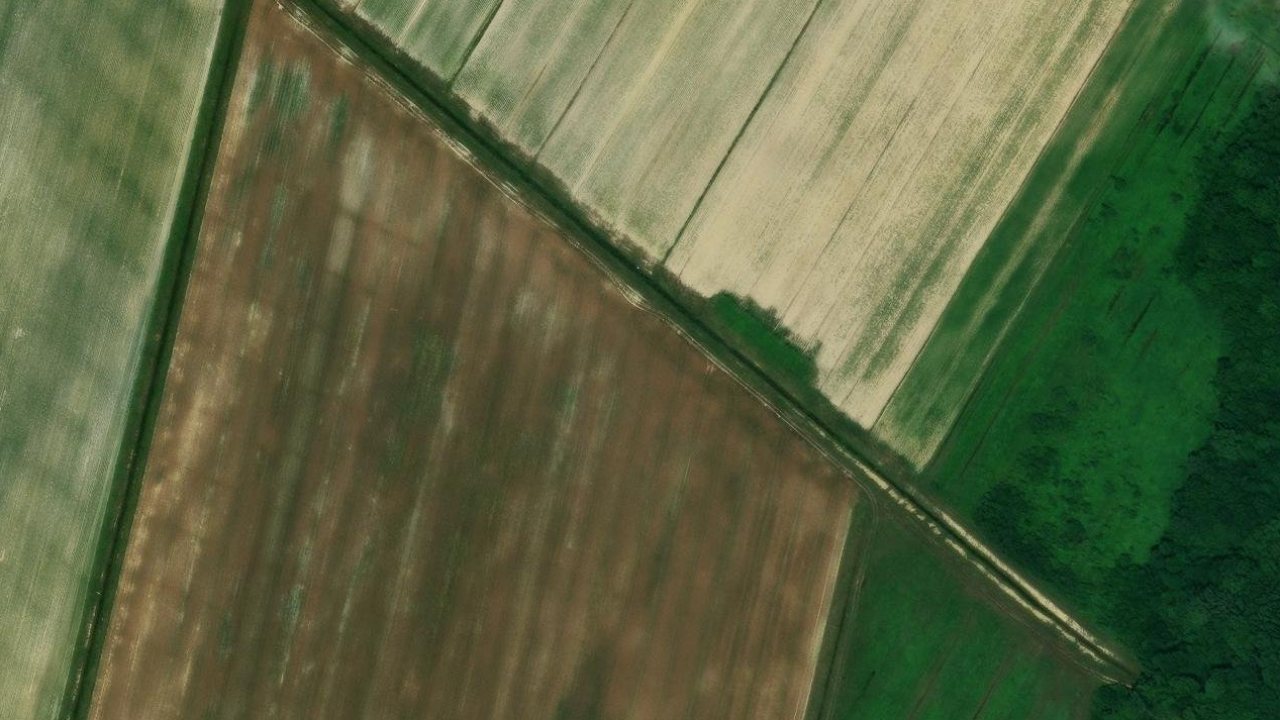 Land 6492 m2, Kupinec, parcel no. 6738/5 - satellite image of the parcel