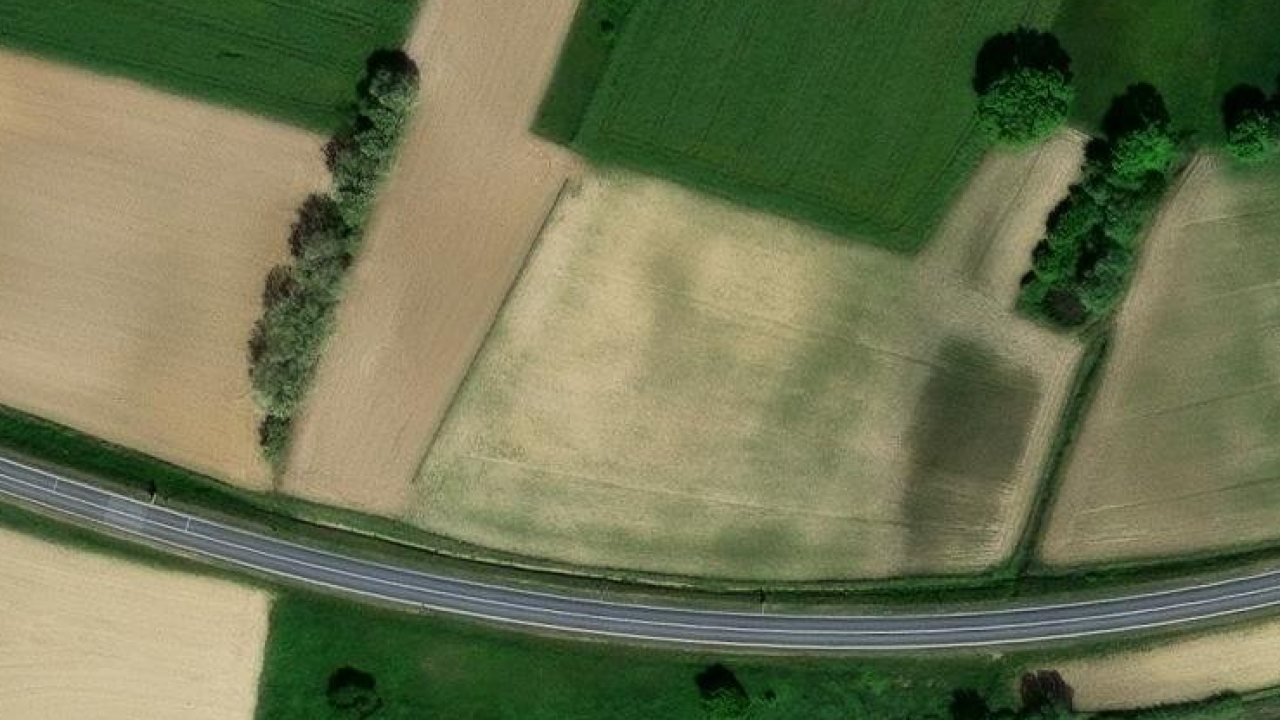 Land 5999 m2, Gornje Plavnice, parcel 1619/2 - satellite image of the parcel