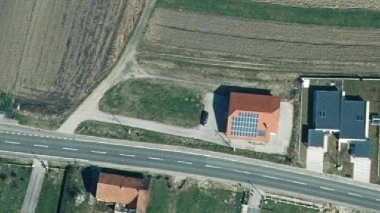 Gewerbefläche 1681 m2, Babinec, Parzelle Nr. 2481/2 - Satellitenbild der Parzelle