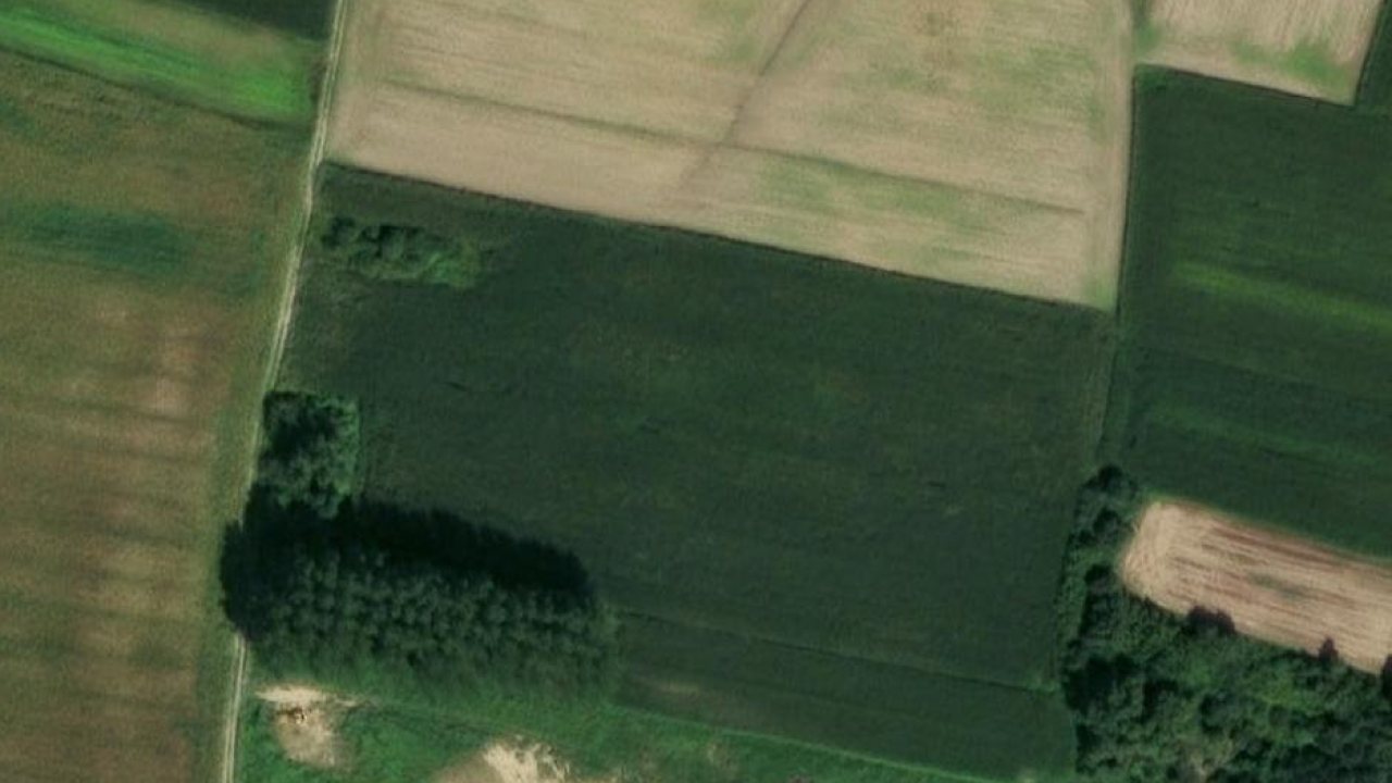 Grundstück 6029 m2, Gorica Nova, Parzelle Nr. 1276 - Satellitenbild der Parzelle