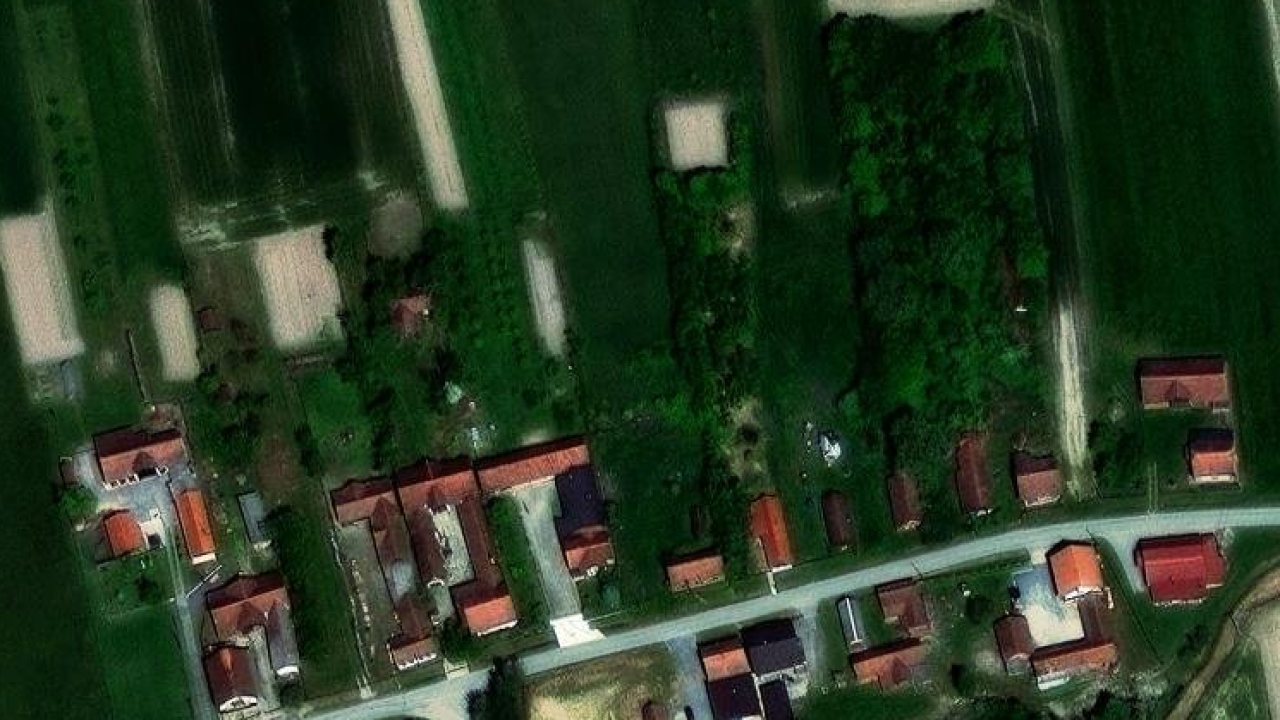 Haus 2694 m2, Draganec, Parzelle Nr. 414/1 - Satellitenbild der Parzelle