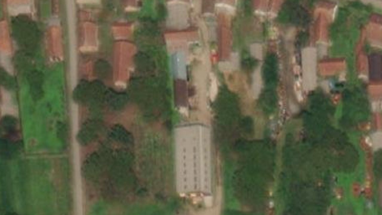 Kuca 1485 m2, Zdala, k.c. 602 - satelitska snimka cestice