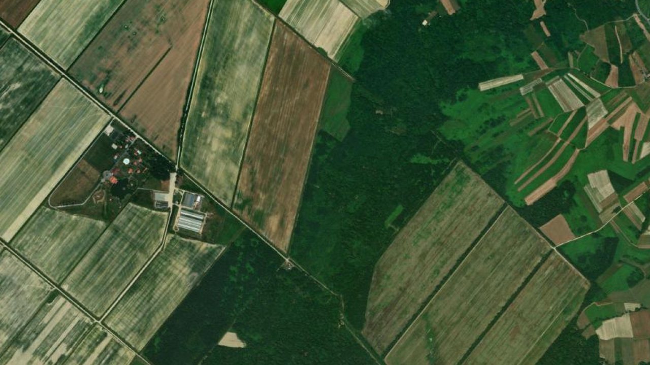 Land 159100 m2, Kupinec, parcel no. 6739/1 - satellite image of the parcel