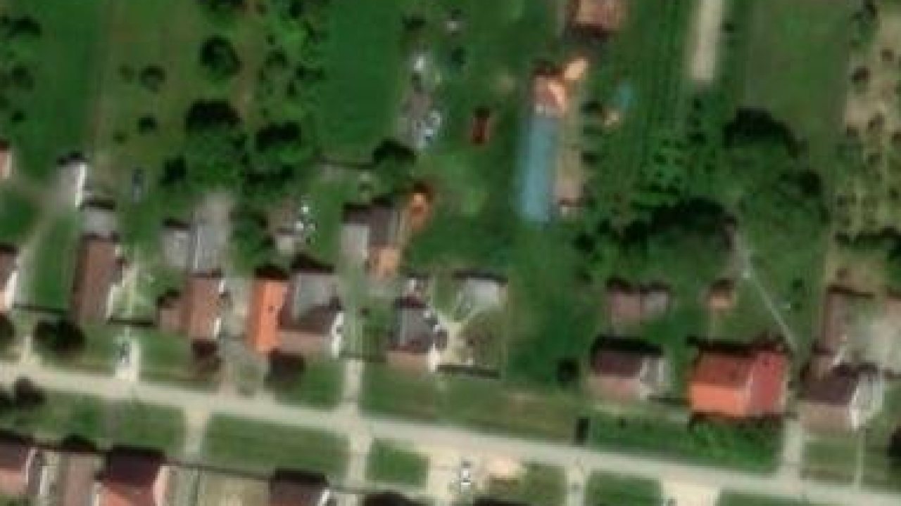 House 955 m2, Petrijevci, parcel no. 2478 - satellite image of the parcel