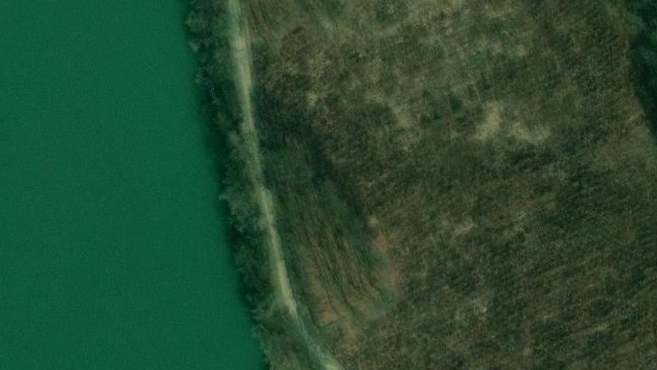 House 1244 m2, Jablanac, parcel no. 191/1 - satellite image of the parcel