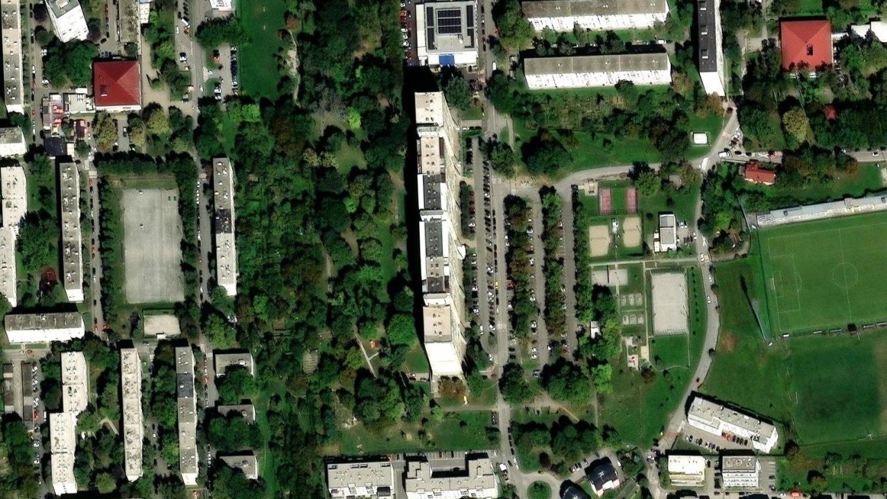 Wohnung 6293 m2, Klara Nova, Parzelle Nr. 1604 - Satellitenbild der Parzelle