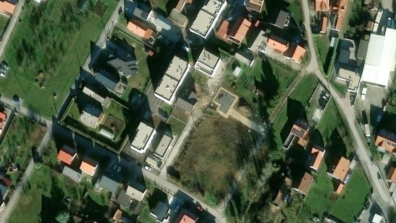 Land 740 m2, Velika Gorica, parcel no. 3623/1 - satellite image of the parcel