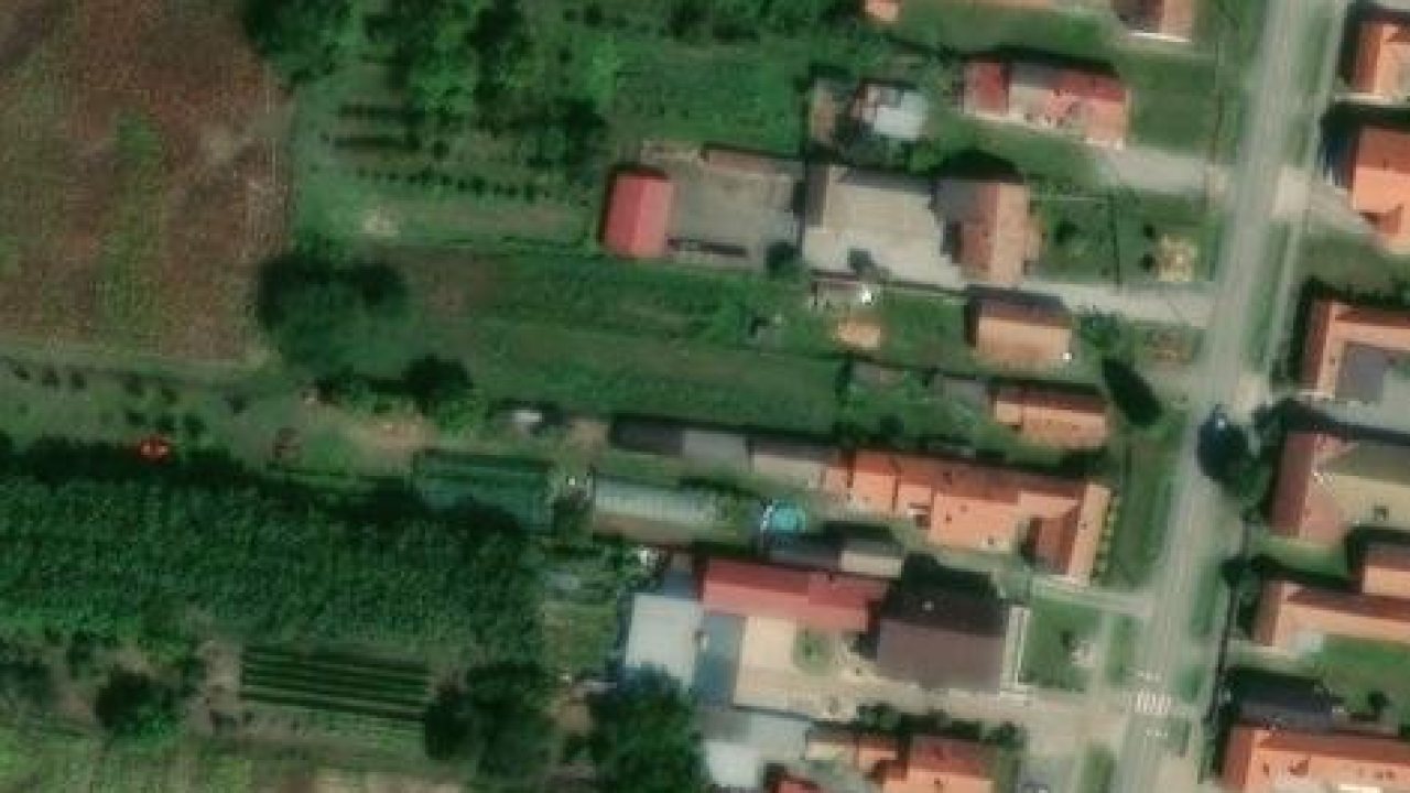 House 820 m2, Vetovo, parcel 1653 - satellite image of the parcel