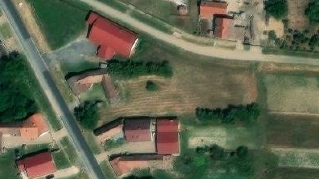 House 15 m2, Potnjani, parcel no. 1387 - satellite image of the parcel