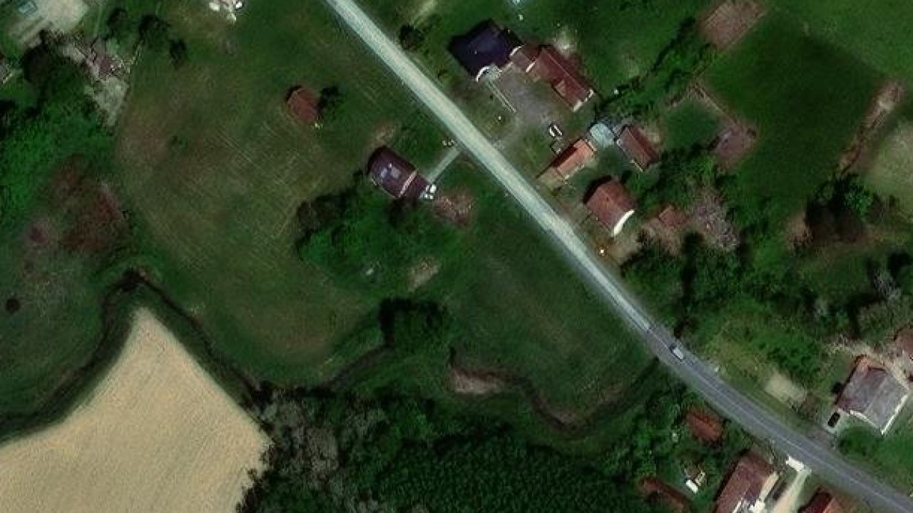 Haus 3349 m2, Pobjenik, Parzelle Nr. 1223 - Satellitenbild der Parzelle