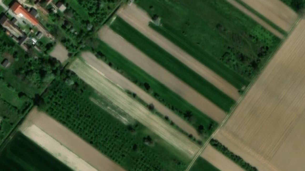 House 3190 m2, Harkanovci, parcel 673 - satellite image of the parcel