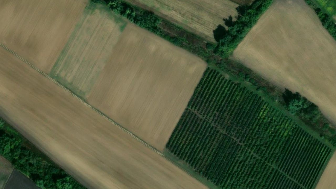Grundstück 1526 m2, Bosnjaci, Parzelle Nr. 4937 - Satellitenbild der Parzelle
