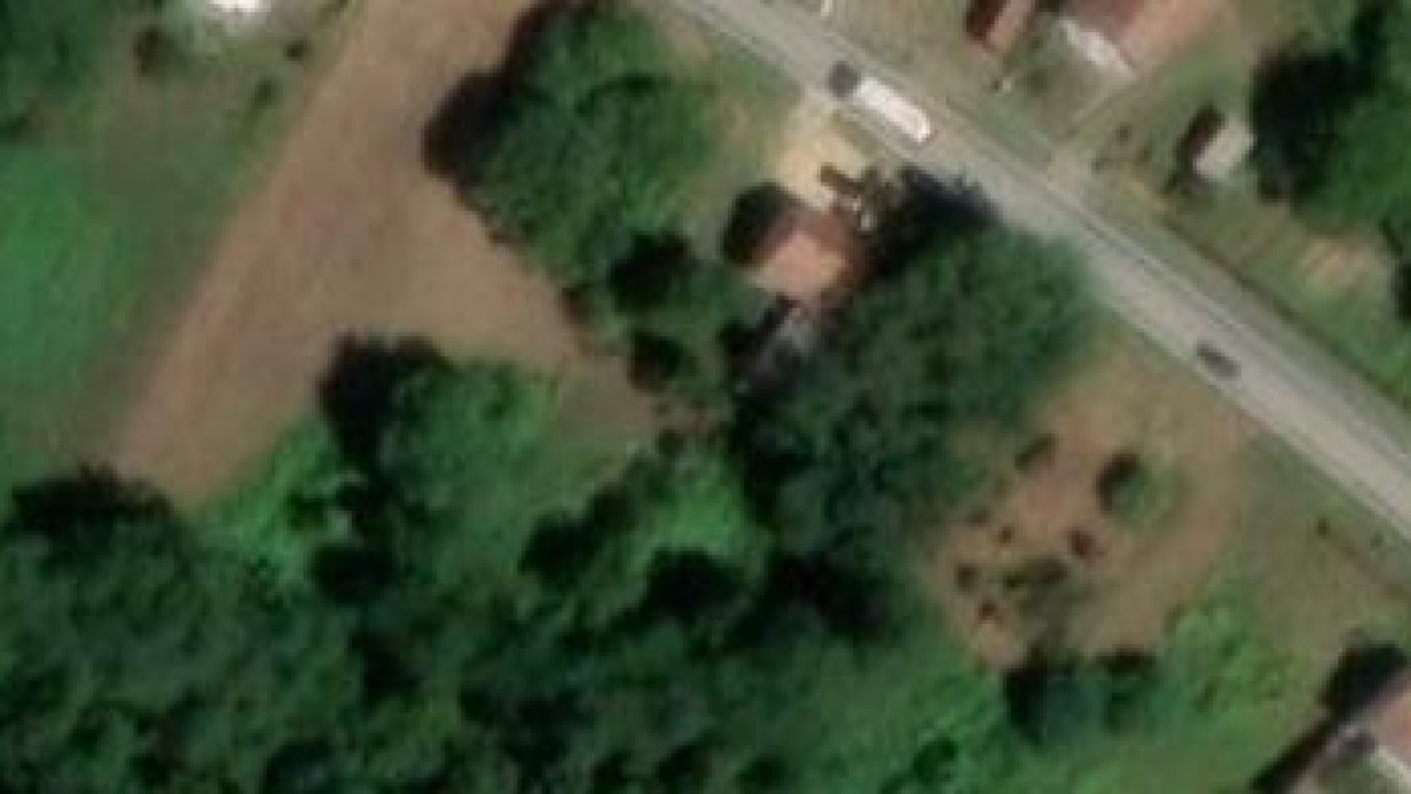 Land 540 m2, Donji Daruvar, parcel 338/2 - satellite image of the parcel