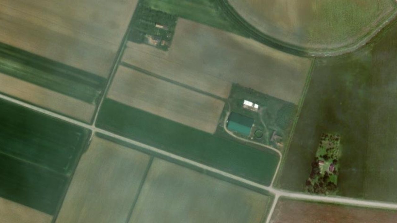 Land 43696 m2, Vuka, parcel no. 855 - satellite image of the parcel