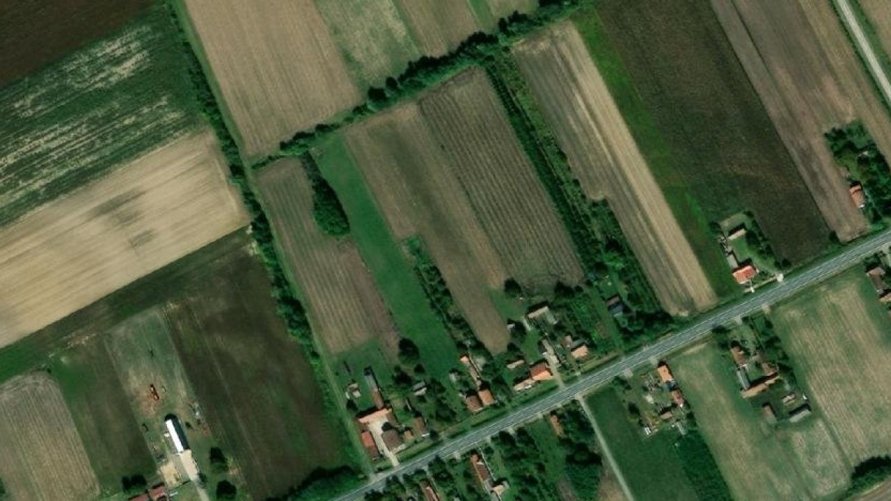 Land 5931 m2, Moslavina Podravska, parcel 1438 - satellite image of the parcel