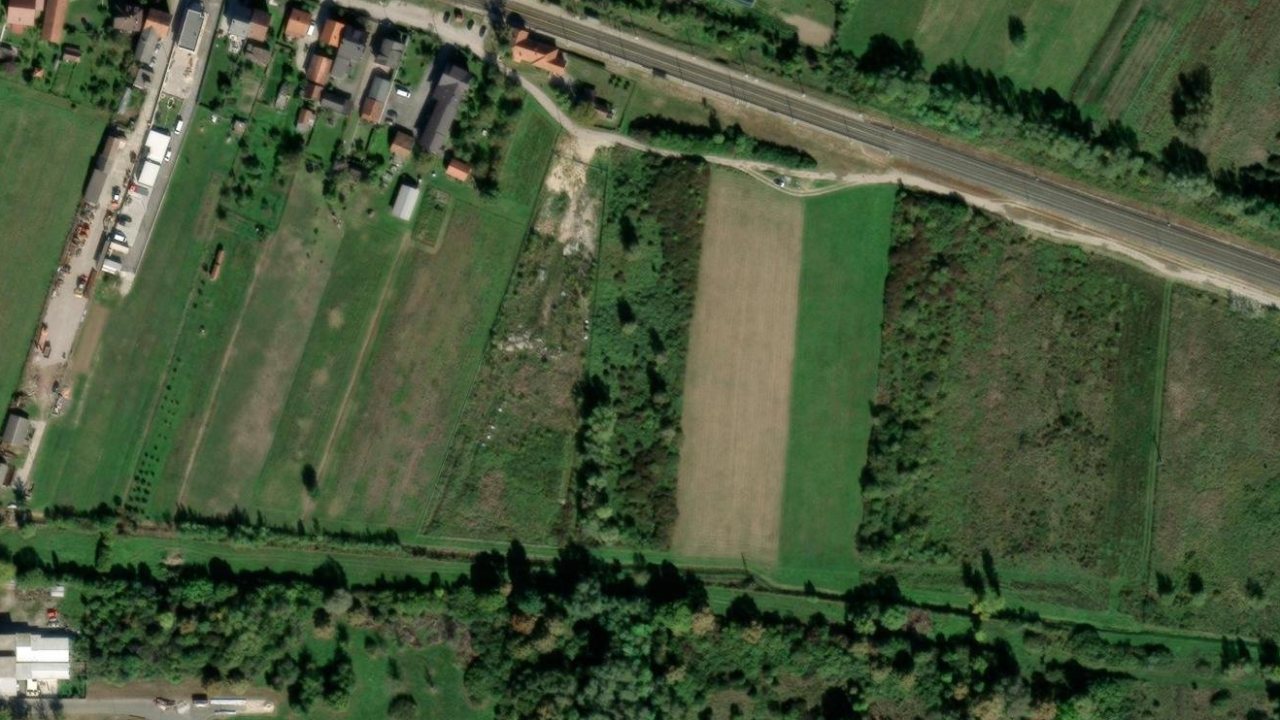 Grundstück 8012 m2, Sesvetski Kraljevec, Parzelle Nr. 8358 - Satellitenbild der Parzelle