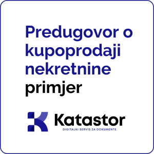 Predugovor za kupoprodaju nekretnine