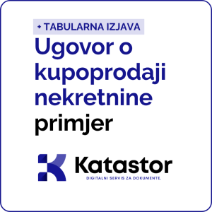 ugovor o kupoprodaji nekretnine