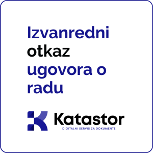 izvanredni otkaz ugovora o radu
