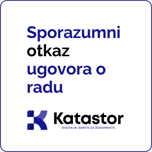 sporazumni raskid ugovora o radu