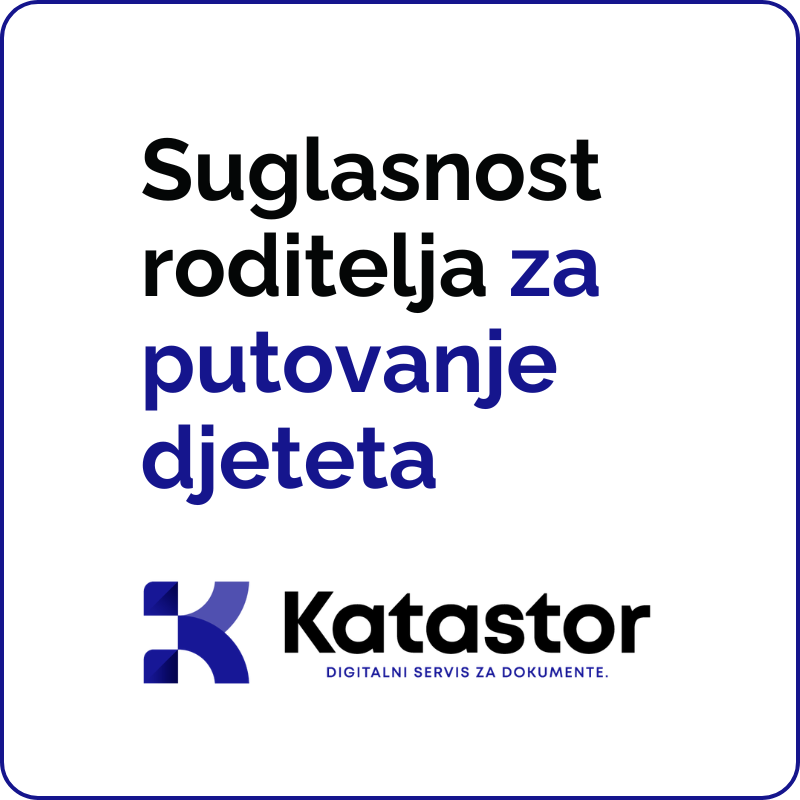 primjeri ugovora i punomoci (7) suglasnost roditelja za putovanje djeteta